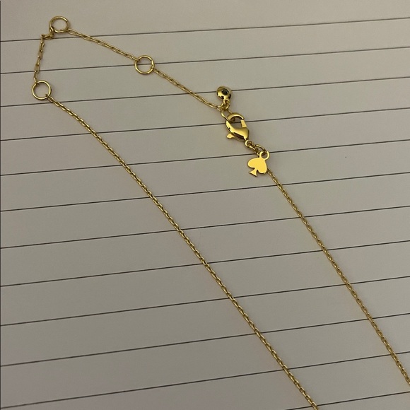 Kate Spade Gold Bow Pendant Necklace - Picture 2 of 2